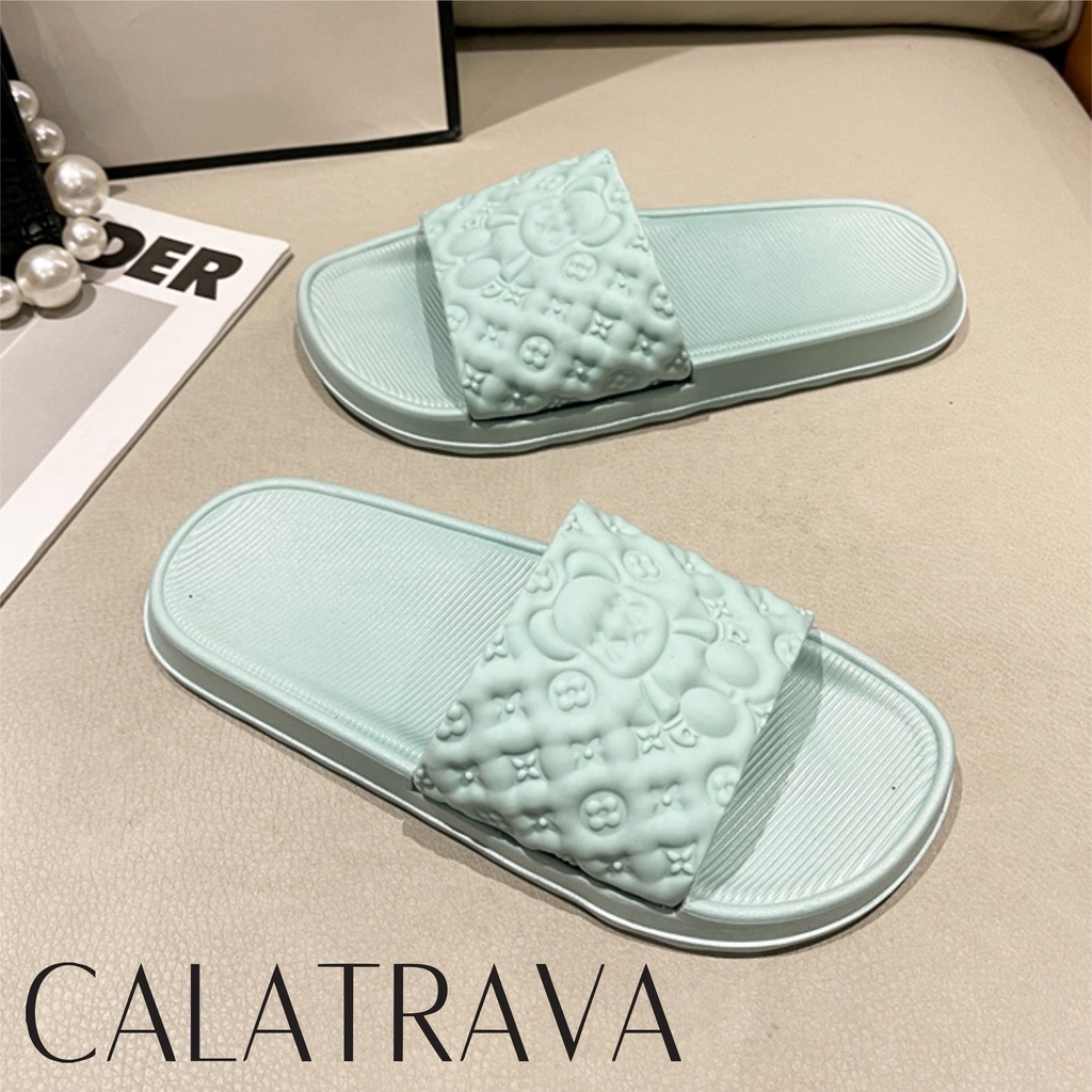 Sandal Jelly Wanita Calatrava Sendal Wanita Beruang Sandal Slop Anti Slip Wanita | V202-A39