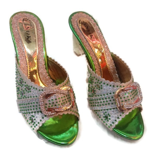  SANDAL  PESTA  WANITA MEWAH  HAK PLATFORM HEELS Seserahan 