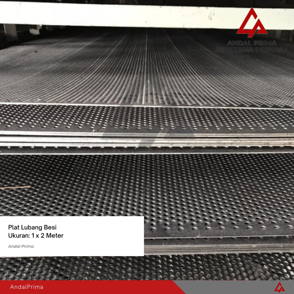 Plat Lubang Besi 1 x 2 Tbl 0.8mm - Perforated Sheet