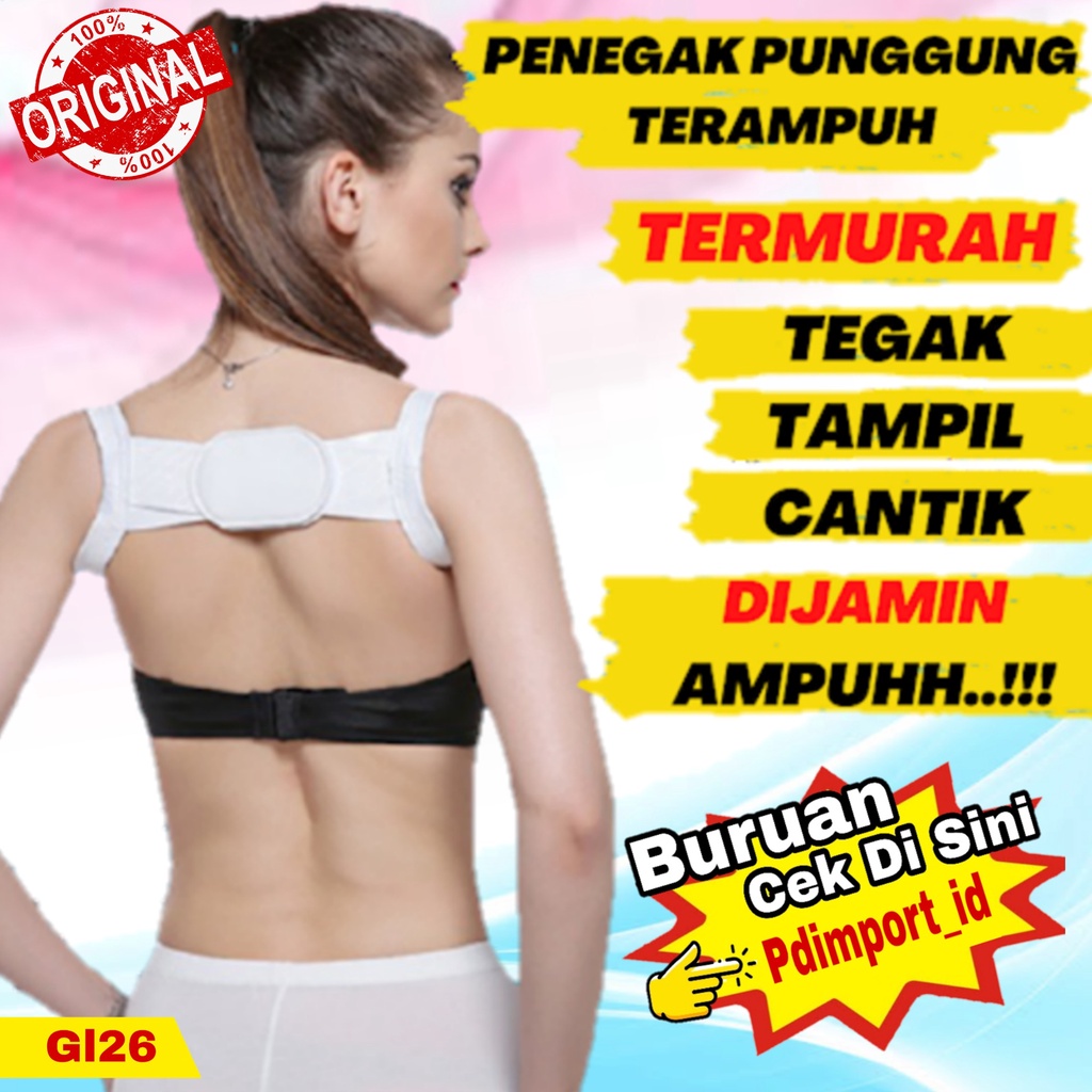 Korset Punggung Bungkuk Alat Penegak Punggung Kesehatan Pria Wanita Posture Corrector