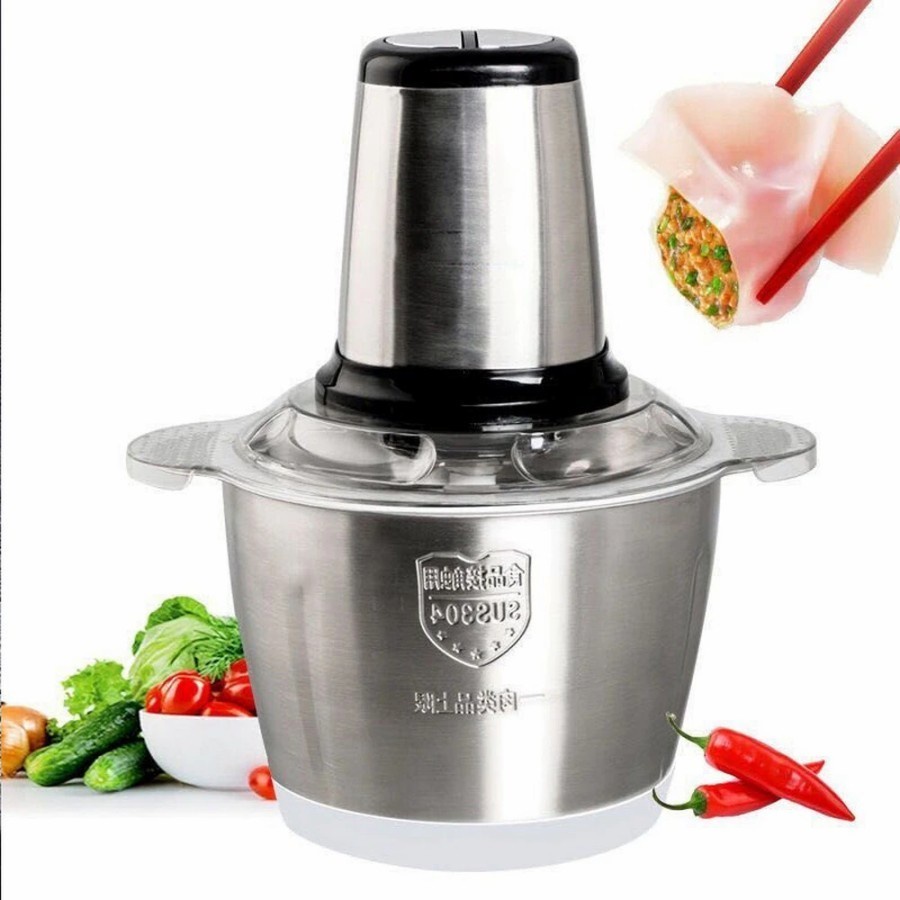 BLENDER ELEKTRIK STAINLESS STEEL CHOPPER PENGGILING DAGING MEAT CHOPPER