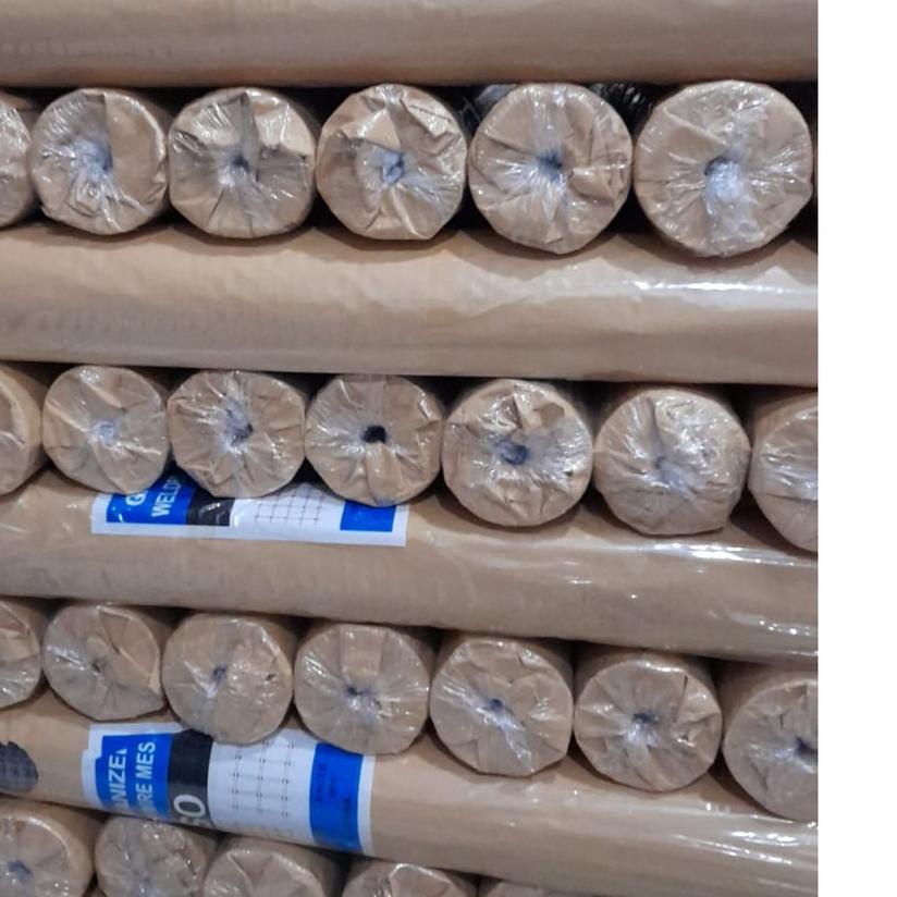 Kawat loket putih 1/2" Galvanis tinggi 90cm untuk bikin kandang burung ayam kelinci cor