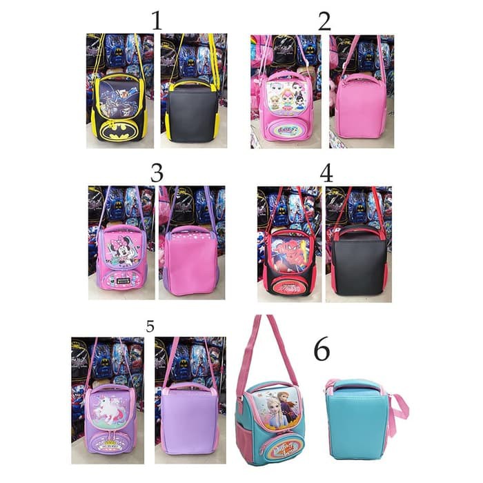 Tas Selempang Anak Laki Laki Perempuan Lol Unicorn Frozen Hello K GE534 Tas Serba Guna / Tempat Be