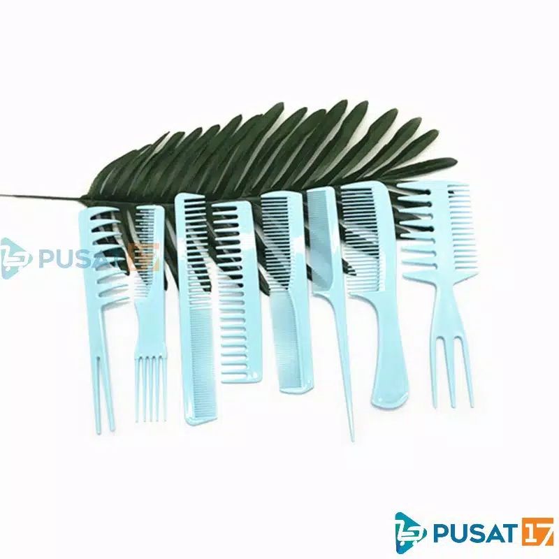 Z12 Sisir Rambut Set  8 Model | Hair Styling Lurus Curly Keriting | Hair Comb Salon