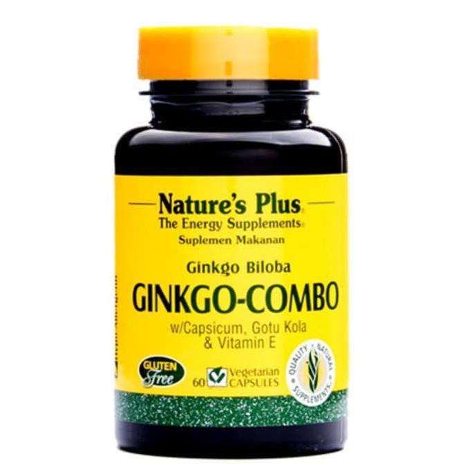 NATURE'S PLUS GINKGO COMBO BILOBA NATURE VITAMIN OTAK - 60 CAPSULES