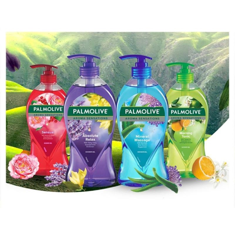 PALMOLIVE Aromatherapy 750ml Morning Tonic/Absolute Relax/Sensual/Mineral Massage/Revitalizing Aroma Sensations Therapy Shower Gel Sabun Mandi Cair 750 ml