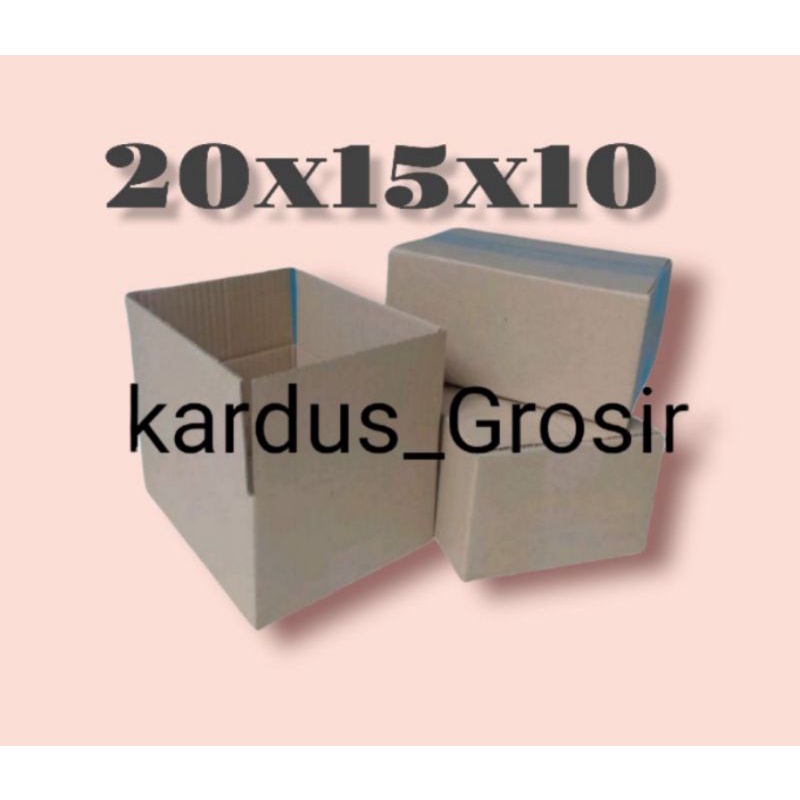 

Kardus Karton 20x15x10 cm kemasan packing