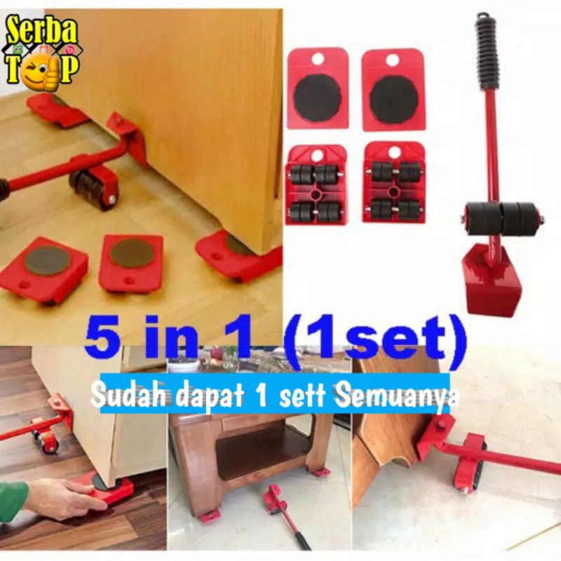 ALAT PEMINDAH BARANG RODA PENGANGKAT FURNITUR ROLLER REMOVER HEAVY MOVE TOOL RODA BANTU GESER LEMARI Alat Geser Barang Roda Geser Lemari Roda Pindah Lemari Dongkrak Barang Dongkrak Lemari Roda Alat Bantu Pindah Barang Angkat Barang