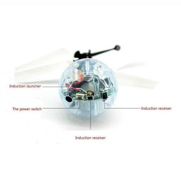 TOAWLC Mainan Flash Flying Ball Disco Helicopter - XD988