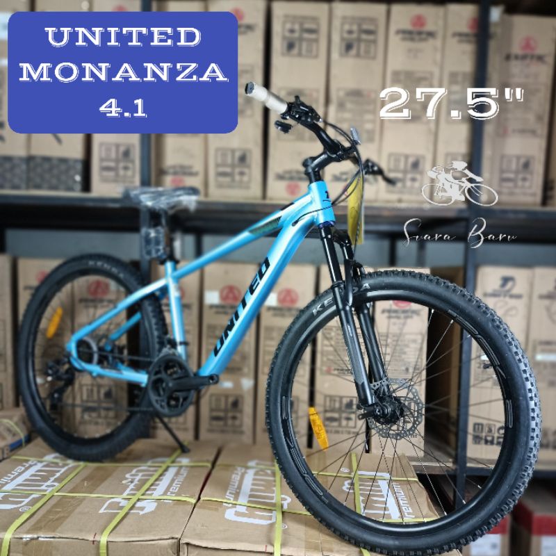 Sepeda Gunung MTB United Monanza 4.1 27.5 Inch 8 Speed New