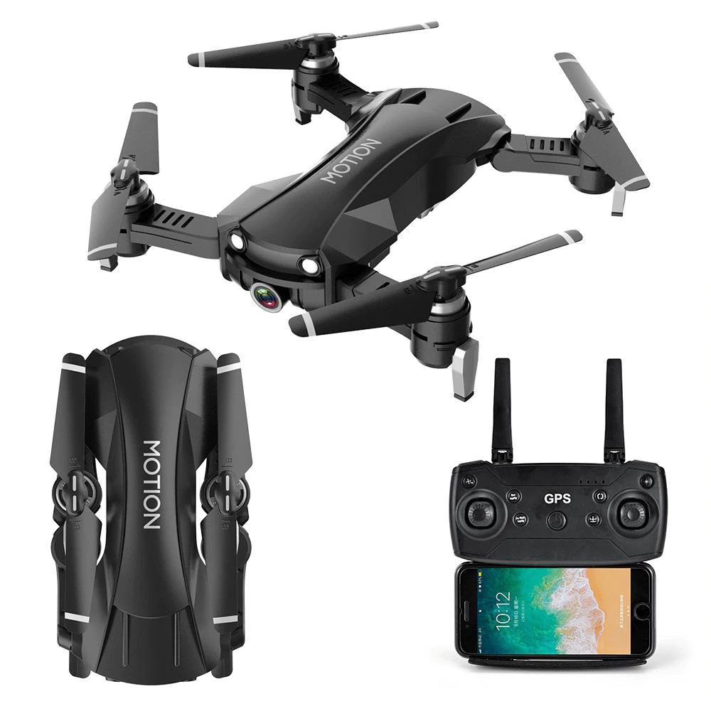 Import GPS Drone With Camera 5G RC Quadcopter Drone 2K WIFI FPV Foldable Off-Point Flying Gesture