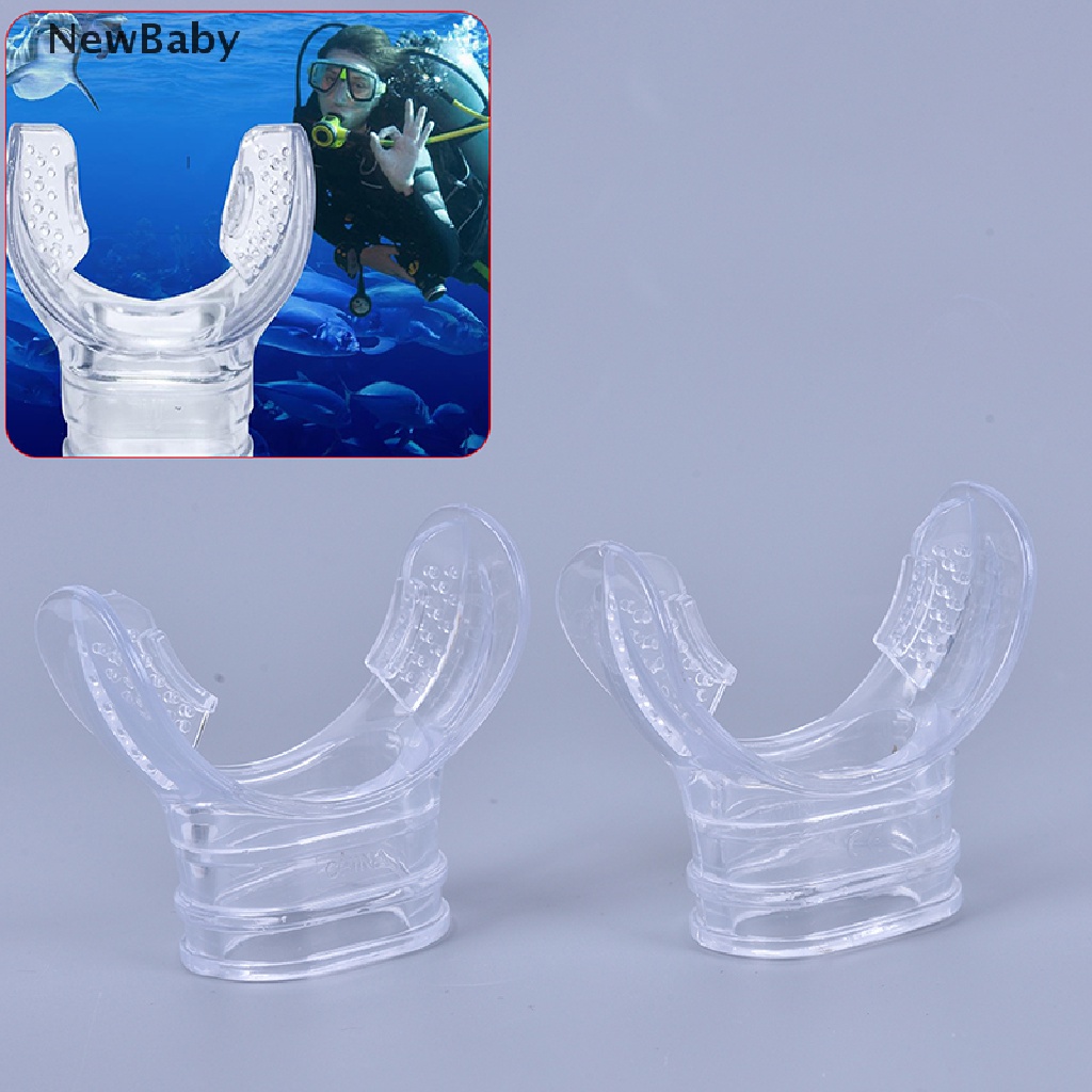 Newbaby 1PC Selang Snorkel Bahan Silikon Transparan Untuk Divingrenang