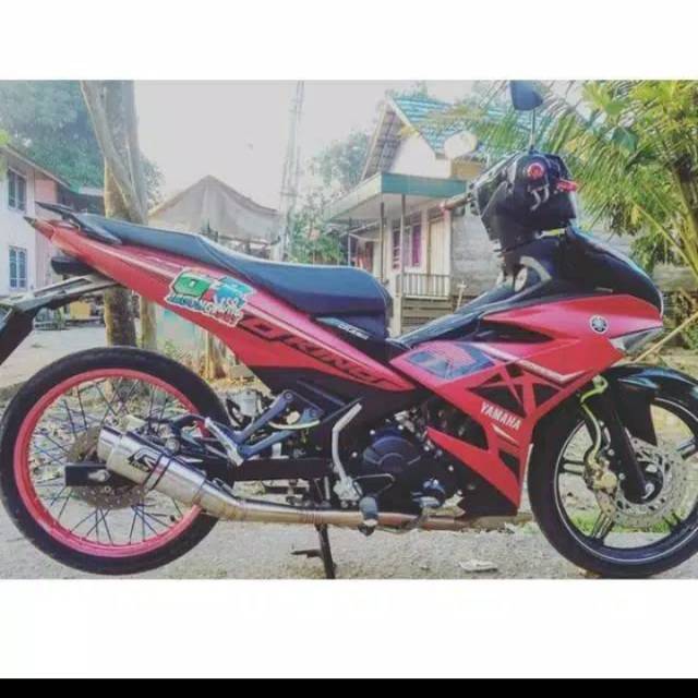 knalpot racing rcb all jupiter mx 135 . MX new . MX king. MX old