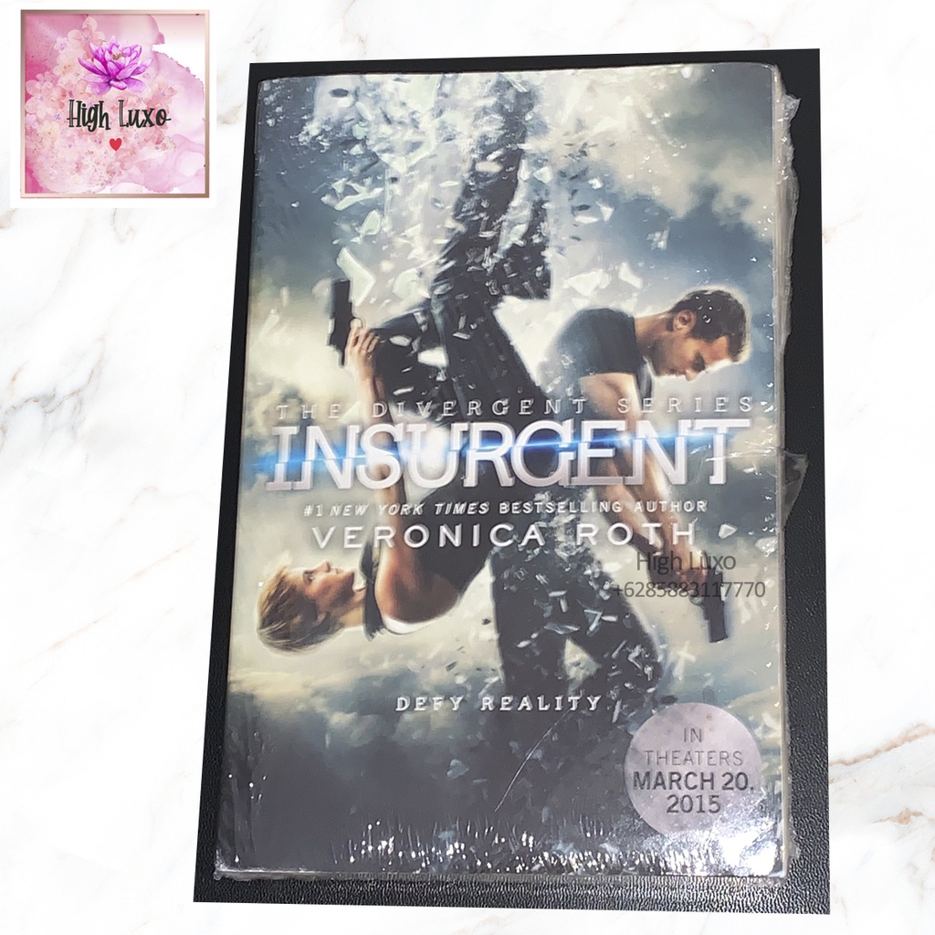 Buku Novel Insurgent Impor Import Inggris English Cerita Fiksi Story   Book Original Authentic Best 