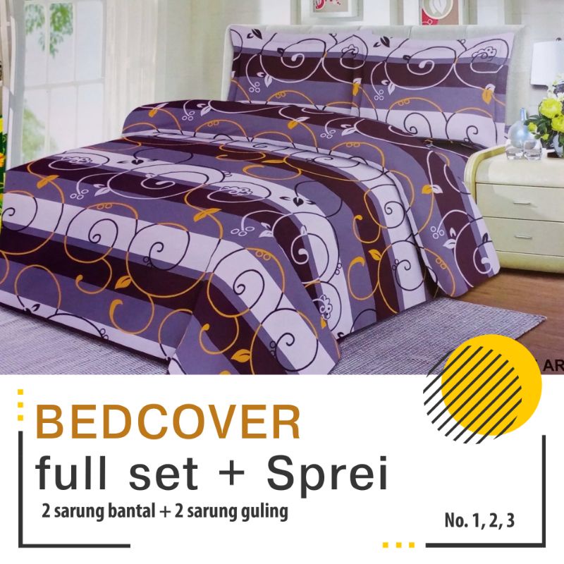 BEDCOVER Full SET, MURAH &amp; LENGKAP