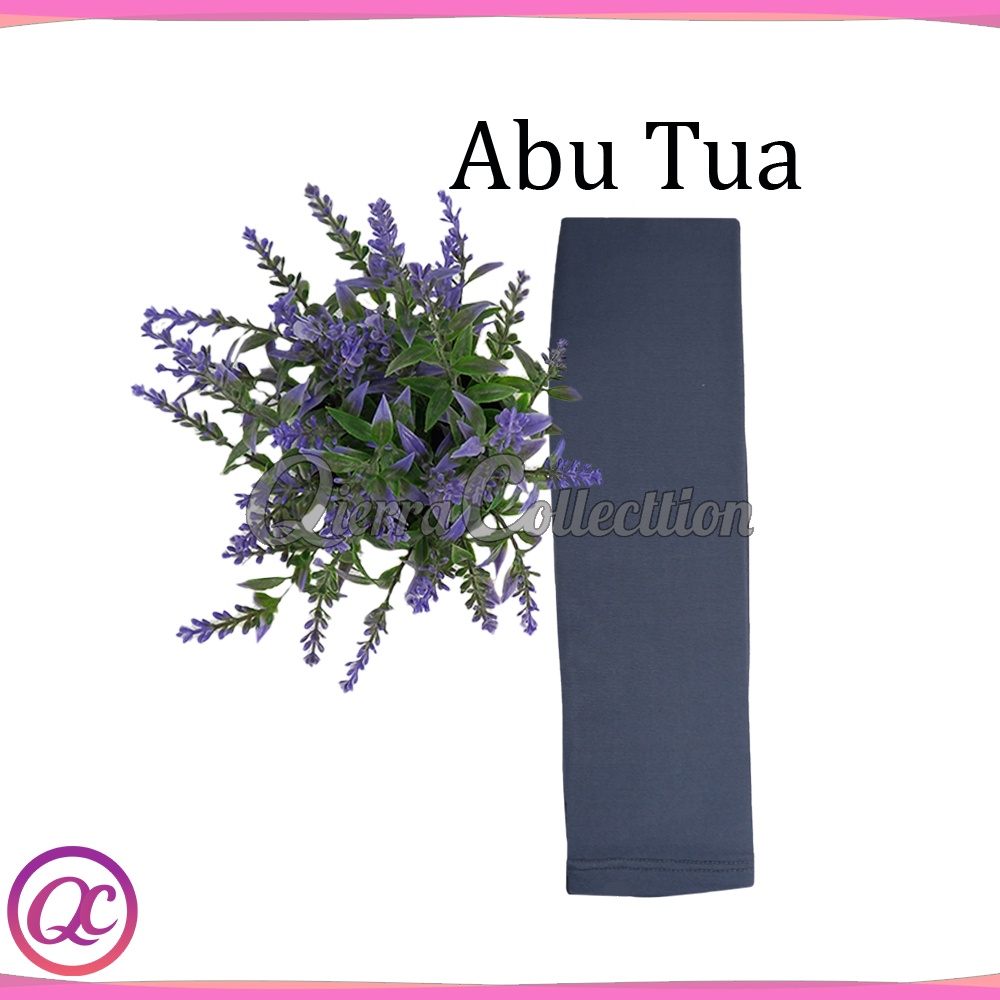 Manset tangan sambung/Bolero polos warna bahan spandek baloon all size dan jumbo-Abu tua