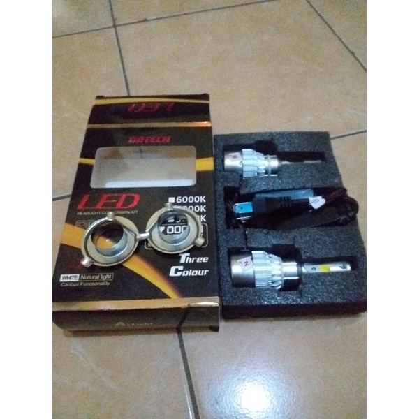 Bohlam Led H4 3 Warna Dotech