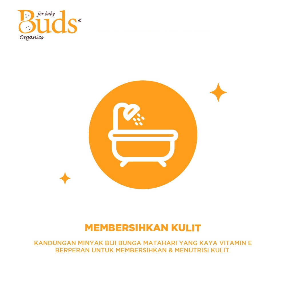 BUDS ORGANICS PRECIOUS NEWBORN HEAD TO TOE CLEANSER 250ML SABUN&amp;SHAMPO PERAWATAN BAYI