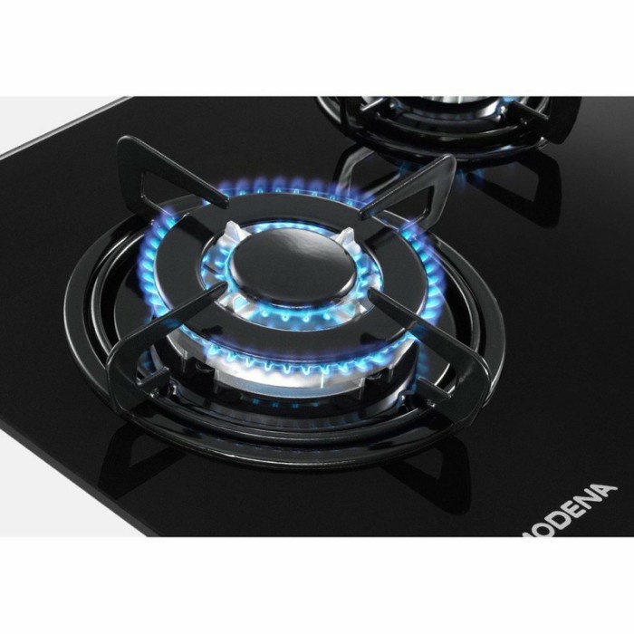 Modena Kompor Tanam 2 Tungku BH 0725 - BH0725 Liscio Gas Hob Kaca