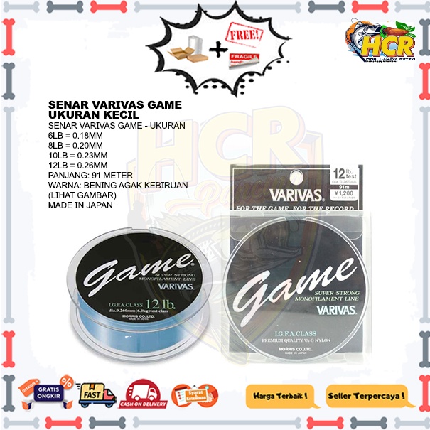 Senar Varivas Game Ukuran Kecil