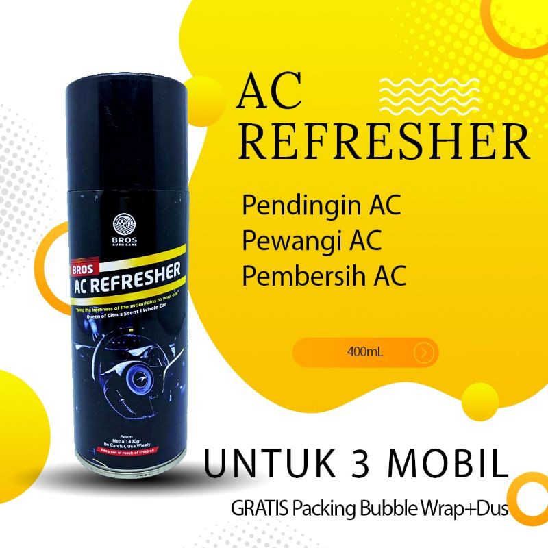 Ac Refresher Pembersih Ac Mobil Dengan Wangi Lemon