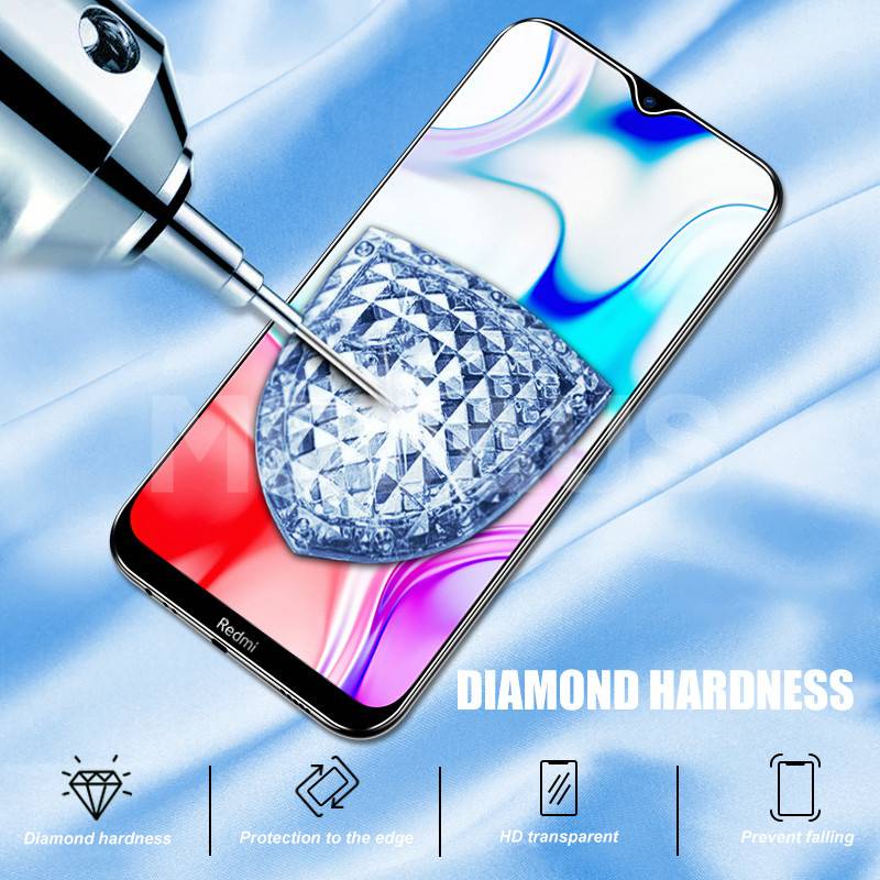 9H Tempered Glass For Xiaomi Redmi 9 9A 9C 8 8A 7 7A 10X Screen Protector Redmi Note 9S 7 8 8T 9 Pro Max Safety Protective Glass