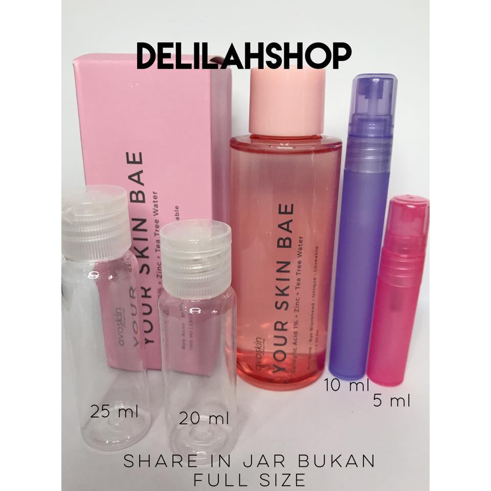 Share Avoskin Your Skin Bae Salicylic Acid 1% + Zinc + Tea Water Anti Acne & Exfoliating Toner