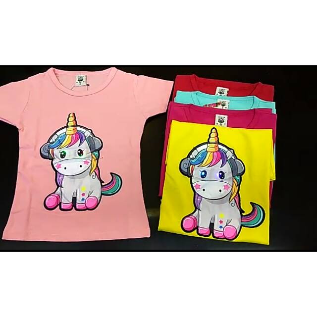 Kaos anak perempuan LED UNICORN