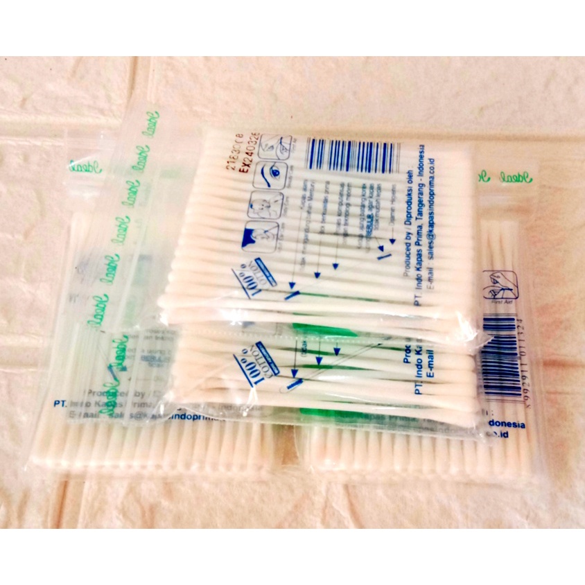 Cotton Bud Korek Kuping Pembersih Telinga (isi 25 pcs)