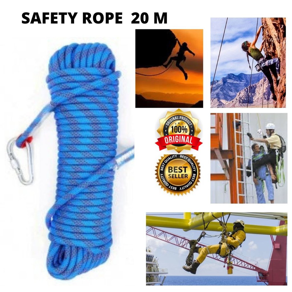 Tali Paracord Serbaguna Panjat Tebing Safety Rope Rock Climbing Derek 111140