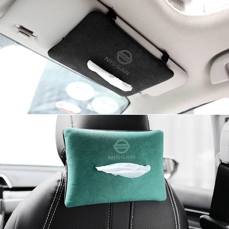 G-club Kotak Tisu Mobil Bahan Kulit Untuk Nissan