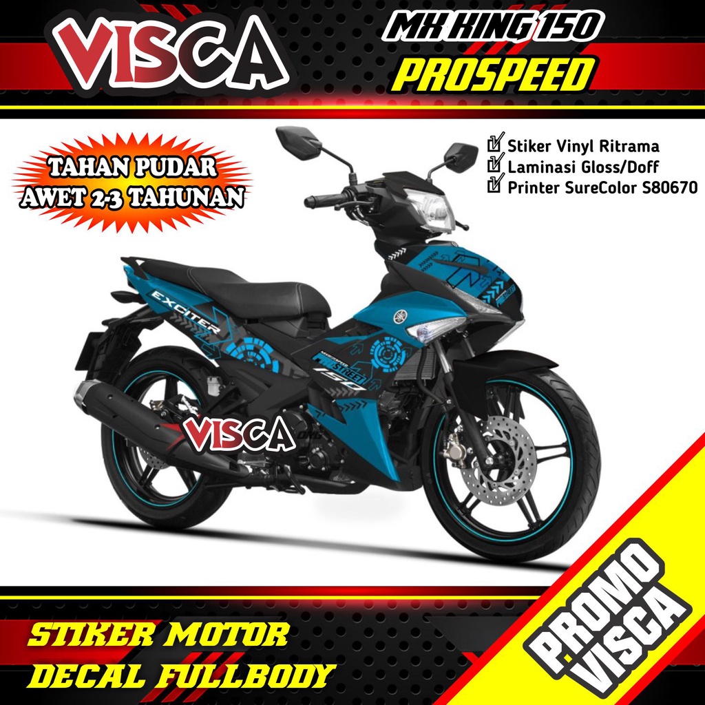Decal MX King 150 Full Body Stiker MX King 150 Striping MX King 150 Sticker MX King 150 Full Blok mo