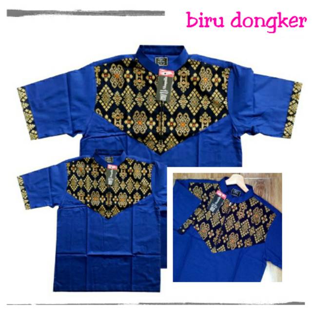 Koko Couple Ayah + Anak Biru Dongker