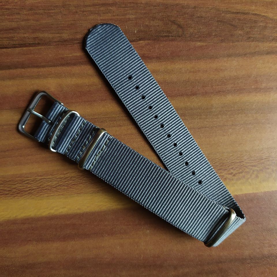 Nato Strap For Seiko Casio Citizen Tagc Divers Protrek Gray