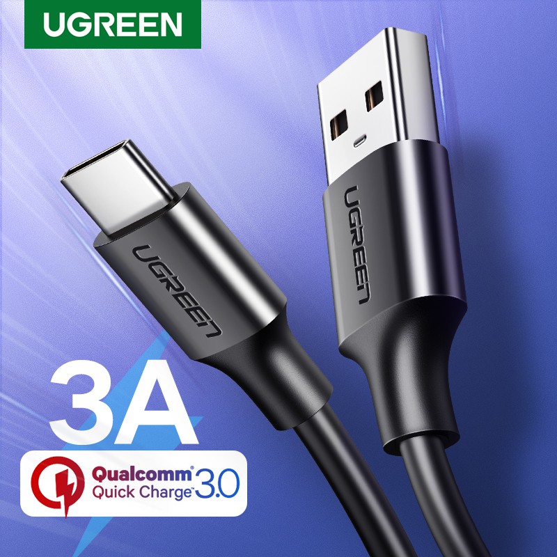 UGREEN Original Kabel Data / Charger USB Tipe C 2.4A Fast