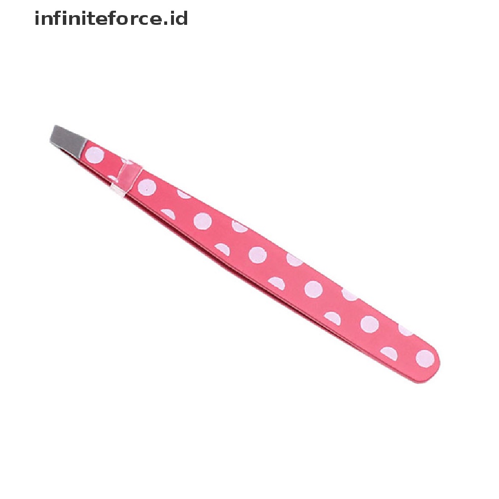 Infiniteforce.id 2pcs / Set Pensil Alis Motif Leopard Bahan Stainless Steel Untuk Makeup / Kosmetik Wanita