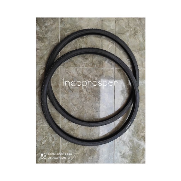 Ban Luar 700 x 38c Sepeda Hybird Gravel Road Bike Balap Swallow Hitam