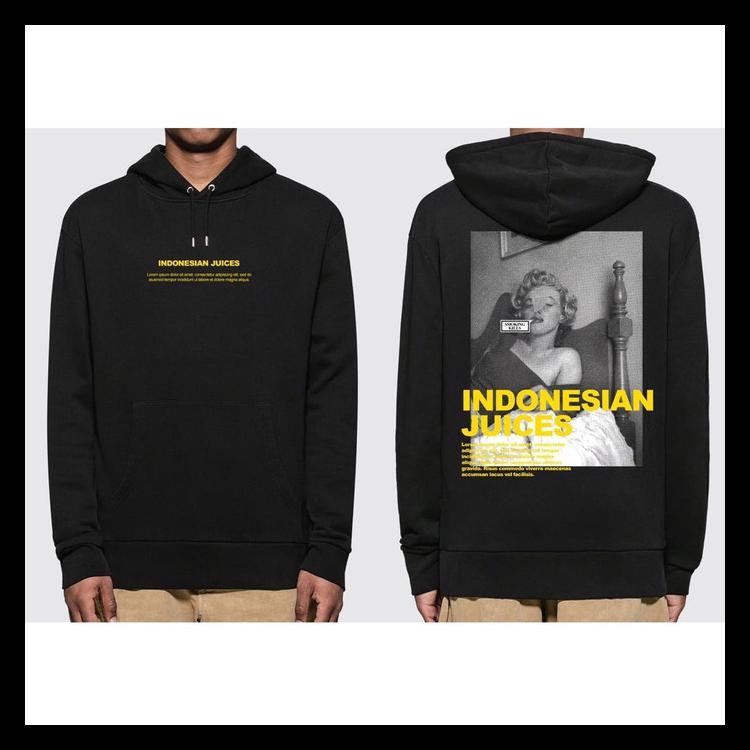 Ina Hoodie IJ Smoking Kills - Black - L TERUJI Kode 763