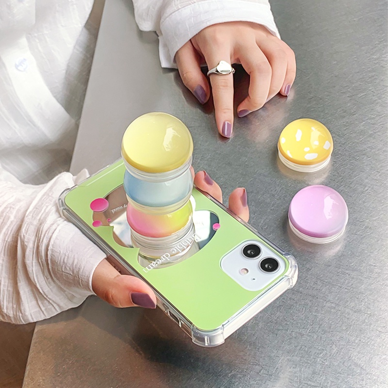 Popsocket Hp / Smartphone Bentuk Bola Kristal Warna-Warni