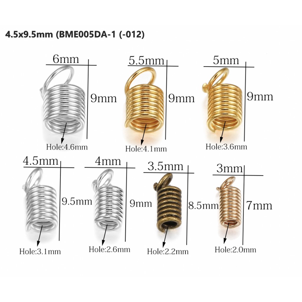 Pengait kalung/Per kalung Uk 3x7mm-5x9mm Harga/25gr