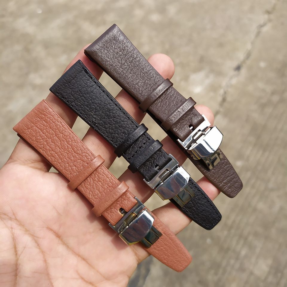 Tali jam Tangan strap Kulit asli vintage leather strap 20mm.