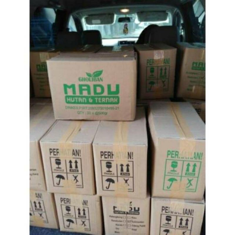 PROMO..!! MADU HUTAN MULTIFLORA GHOLIBAN 1000GR PRODUK ASLI..FREE PACKING DUS..!!