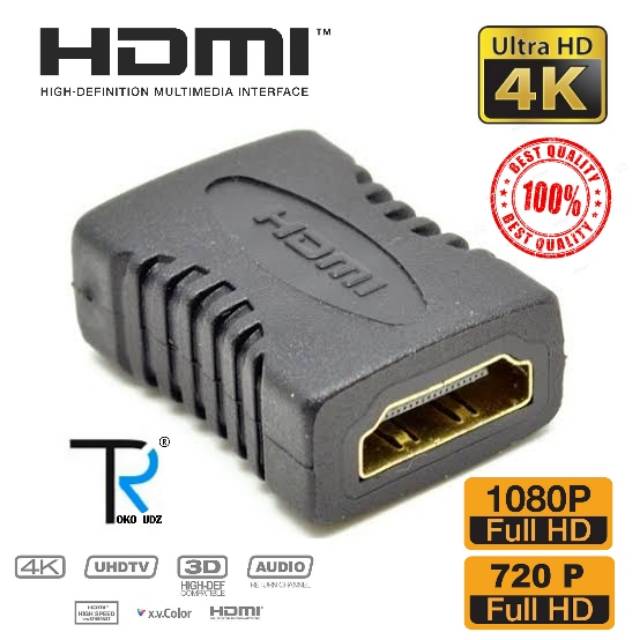 HDMI Konektor Connector Female to Female DVD TV Video