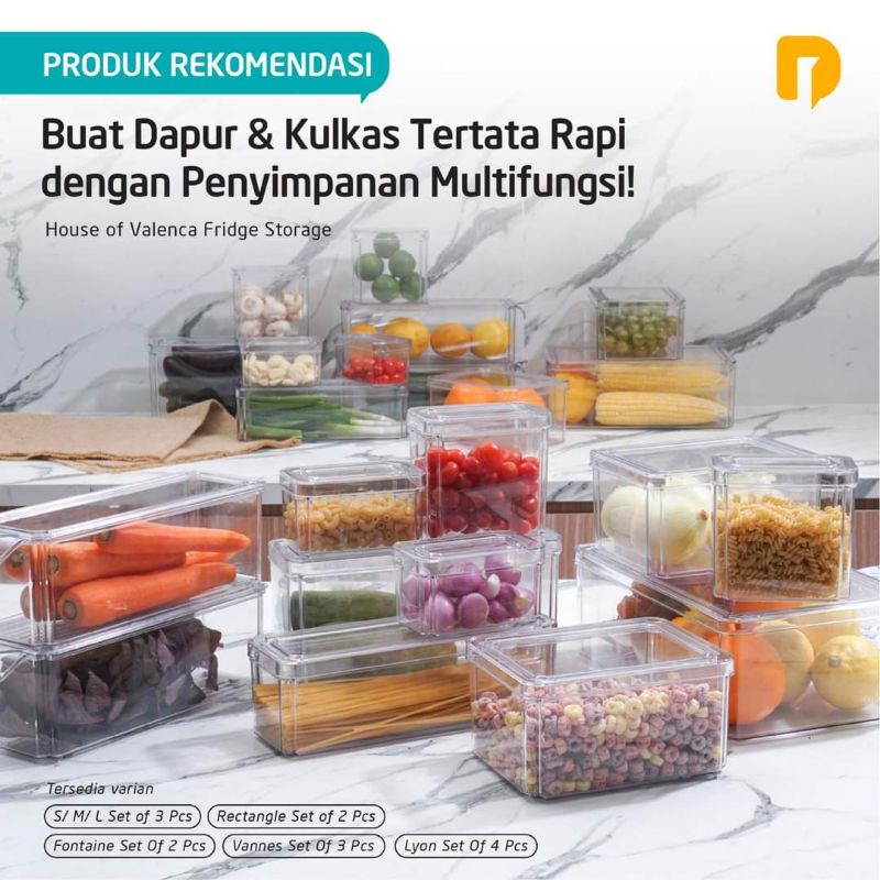 Toples bening untuk kulkas valenca