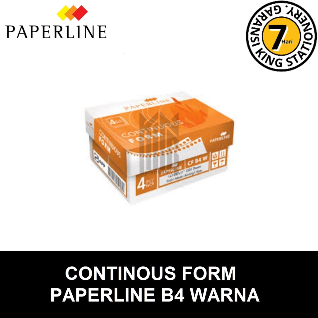 

CONTINOUS FORM PAPERLINE B4 WARNA PCR