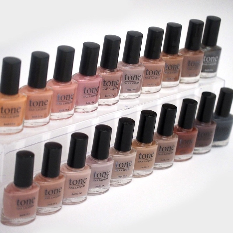 Kutek Tone nude nail polish art cat pewarna kuku