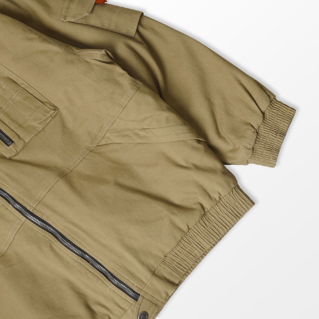 JAKET MURAH COCOK LEBARAN HARI RAYA / FJ552 - SARVAGO FLIGHT CREAM