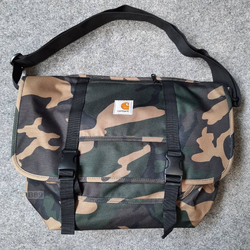 TAS SELEMPANG CARHARTT WIP PARCEL BAG ORIGINAL - CAMO