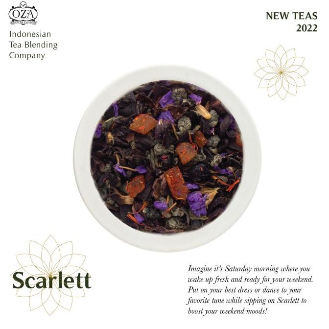 

[COD] OZA Tea - Scarlett | Green Tea | 40 gram (20 cups) [COD]