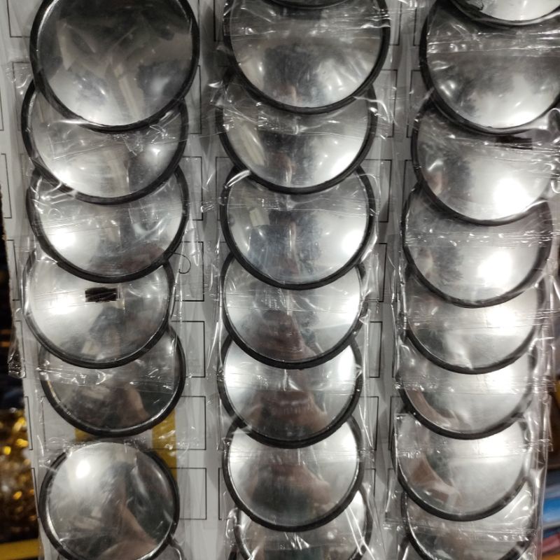 Kaca spion cembung Bulat tempel motor Mobil kualitas bagus/ Spion Bulat Blind